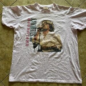 Vintage ROD STEWART Unplugged USA TOUR 94' Shirt Mens Size L